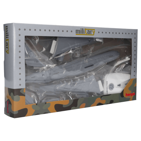 Herpa Snap-Fit Flugzeugmodell NATO Airbus A330 MRTT Multinational Multirole Tanker Unit Eindhoven Air Base – T-061 (1:200)
